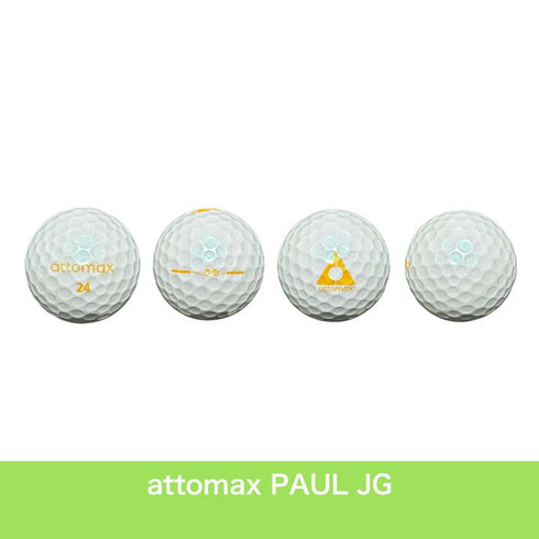 【中古】 ロストボール アトマックス attomax ポール Paul JG 黄色文字 1球 ACランク ゴルフボール リゴルフ